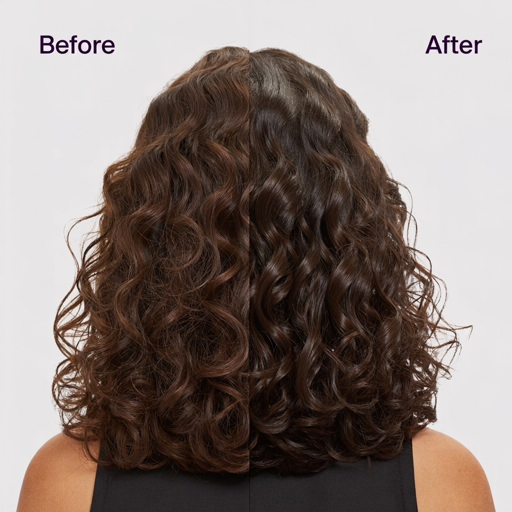 Svegliati con capelli più lisci
