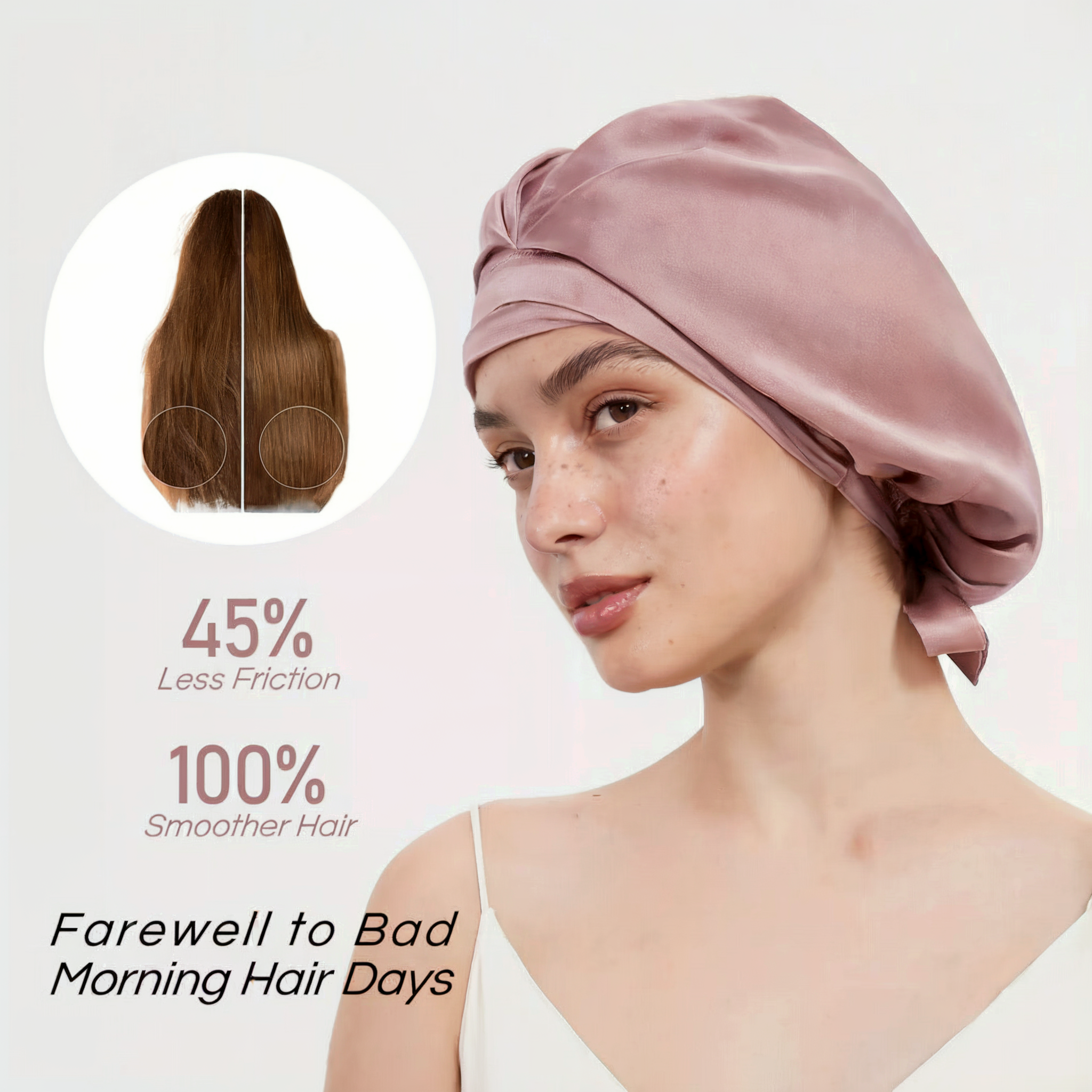 Bye Bye Frizz - Premium Silk Bonnet